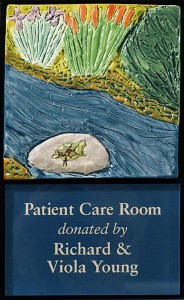 Doylestown Hospital Room Plaque Photographed by Carol Bates Photography